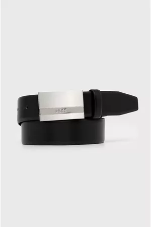 HUGO BOSS Pasek skórzany męski kolor 50480955