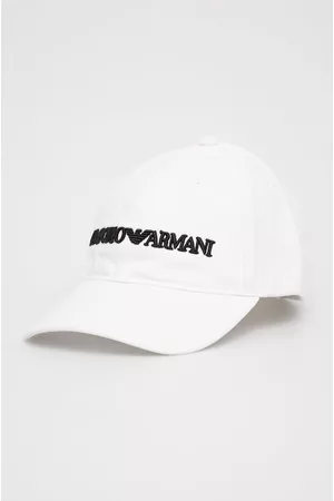 Emporio Armani Czapka bawełniana 627901.CC994.NOS kolor z aplikacją