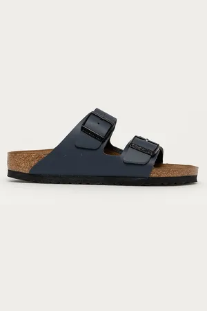 Birkenstock Klapki skórzane Arizona damskie kolor 51153