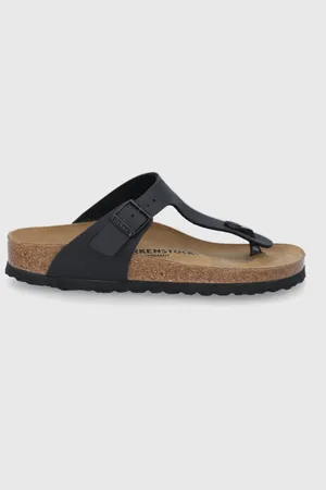 Birkenstock Japonki Gizeh damskie kolor na płaskim obcasie 43693