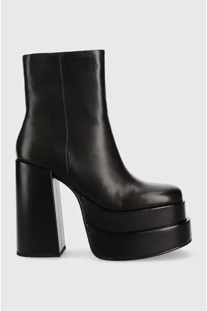 Steve Madden Botki skórzane Cobra damskie kolor na słupku SM11002109