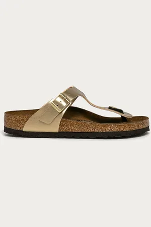 Birkenstock Japonki Gizeh damskie kolor na płaskim obcasie 1016108