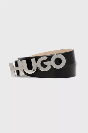 HUGO BOSS Pasek skórzany 50470629 damski kolor 50470629