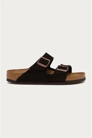 Birkenstock Klapki zamszowe Arizona damskie kolor 951313