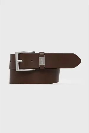 HUGO BOSS Pasek skórzany 50475116 męski kolor 50475116