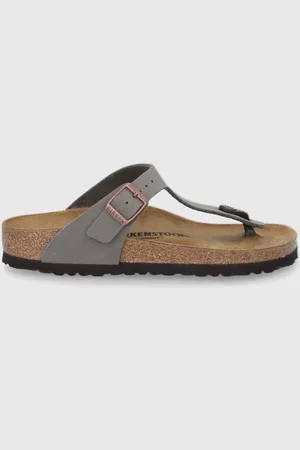 Birkenstock Japonki Gizeh damskie kolor na płaskim obcasie 43393
