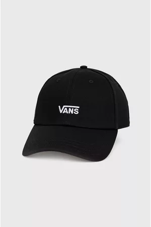 Vans Czapka bawełniana kolor z aplikacją VN0A4UM9Y281-BLACKWHITE