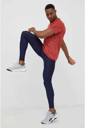 Under Armour Legginsy treningowe męskie kolor gładkie 1361586