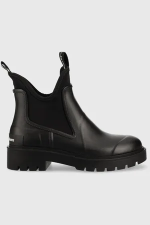 Calvin Klein Kalosze YW0YW01034 BDS Chelsea Rain Boots damskie kolor