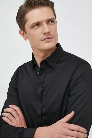 Armani Exchange Koszula męska kolor slim z kołnierzykiem klasycznym 8NZCBD ZN10Z NOS