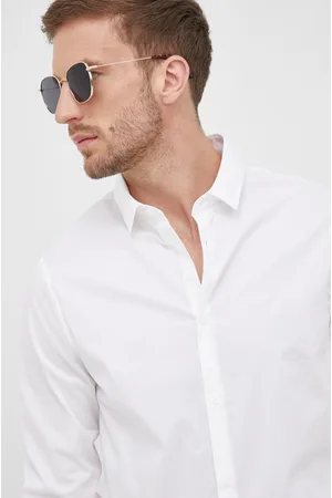 Armani Exchange Koszula męska kolor slim z kołnierzykiem klasycznym 8NZC31 ZN28Z NOS