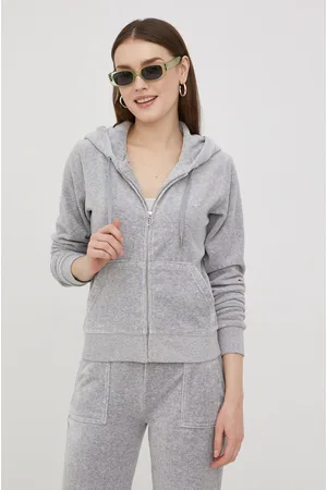 Juicy Couture Bluza damska kolor z kapturem melanżowa