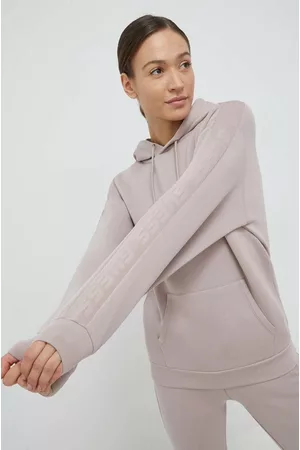 Guess Bluza BRENDA damska kolor z kapturem z aplikacją V2YQ18 K7UW2