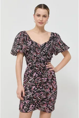 Notes Du Nord Sukienka Fabiola Lurex mini dopasowana
