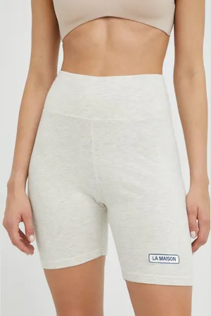 American Vintage Szorty damskie kolor z aplikacją high waist