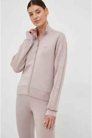Guess Bluza NEW ALLIE damska kolor gładka V2YQ17 K7UW2