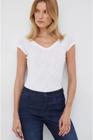 Sisley T-shirt damski kolor