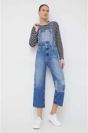 Pepe Jeans Ogrodniczki Shay Weave damskie
