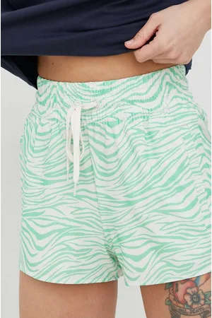 Billabong Szorty damskie kolor wzorzyste high waist