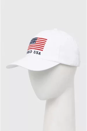 Ralph Lauren Czapka z daszkiem bawełniana kolor z aplikacją