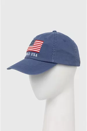 Ralph Lauren Czapka z daszkiem bawełniana kolor z aplikacją