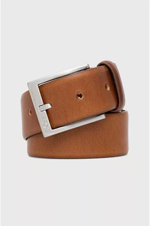 HUGO BOSS Pasek skórzany 50471170 męski kolor 50471170