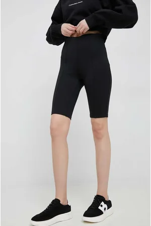 Calvin Klein Szorty damskie kolor gładkie medium waist