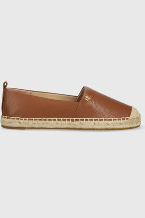 Ralph Lauren Espadryle skórzane Cameryn IV kolor 802905304002