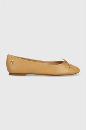 Ralph Lauren Baleriny skórzane Jayna kolor 802824650015