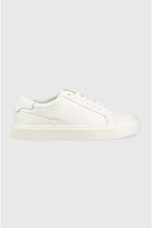 Calvin Klein Sneakersy skórzane LOW TOP LACE UP LTH SM kolor HM0HM01018
