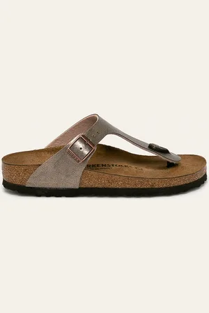 Birkenstock Japonki Gizeh damskie kolor na płaskim obcasie 1016145