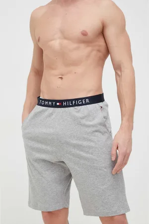 Tommy Hilfiger Szorty piżamowe bawełniane kolor gładka UM0UM03080