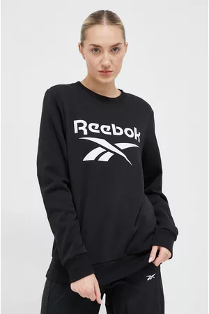 Reebok Bluza damska kolor z nadrukiem