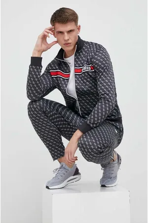 Guess Spodnie dresowe KORBIN kolor wzorzyste Z2BB05 FL04Q