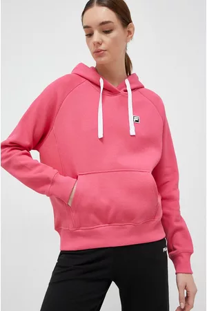 Fila Bluza damska kolor z kapturem gładka