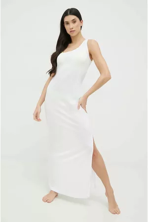 Calvin Klein Sukienka plażowa kolor biały