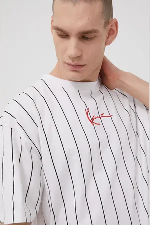 Karl Kani T-shirt bawełniany kolor wzorzysty