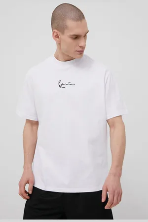Karl Kani T-shirt bawełniany kolor z aplikacją KKMQ12002WHT-white