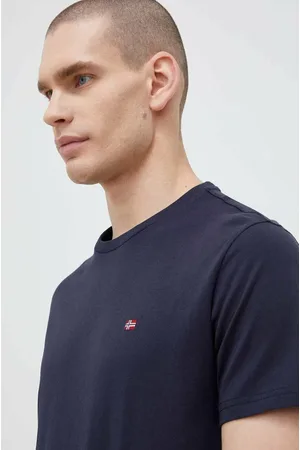 Napapijri T-shirt bawełniany Salis kolor gładki NP0A4H8D1761
