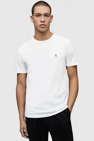 AllSaints T-shirt bawełniany BRACE TONIC CREW kolor gładki MD131G