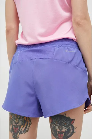 Columbia Szorty outdoorowe Hike damskie kolor gładkie high waist 1991831