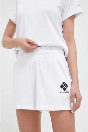 Columbia Szorty damskie kolor gładkie high waist