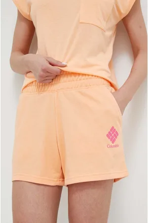 Columbia Szorty damskie kolor gładkie high waist