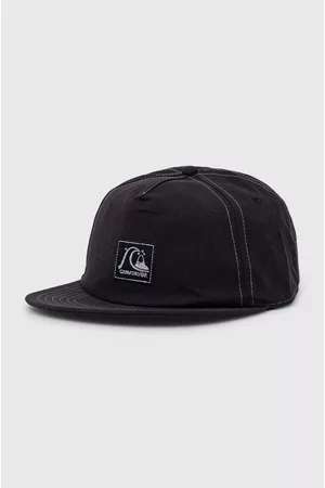 Quiksilver Czapka z daszkiem bawełniana kolor z aplikacją