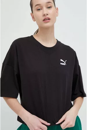 PUMA T-shirt bawełniany kolor 538052-01