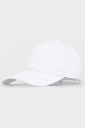 Lacoste Czapka z daszkiem bawełniana kolor gładka