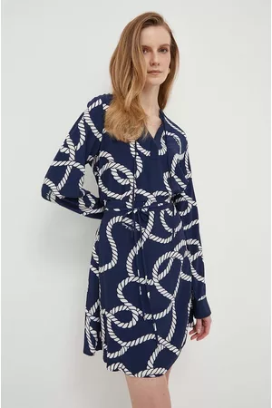 Tommy Hilfiger Spódnica kolor mini rozkloszowana