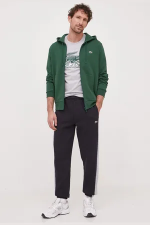 Lacoste Bluza męska kolor z kapturem gładka