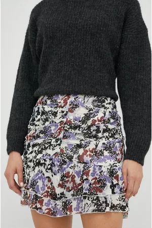 YOUNG POETS SOCIETY Kobieta Spódnice mini - Spódnica Alenia kolor fioletowy mini prosta