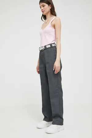 Dickies Spodnie damskie kolor proste high waist